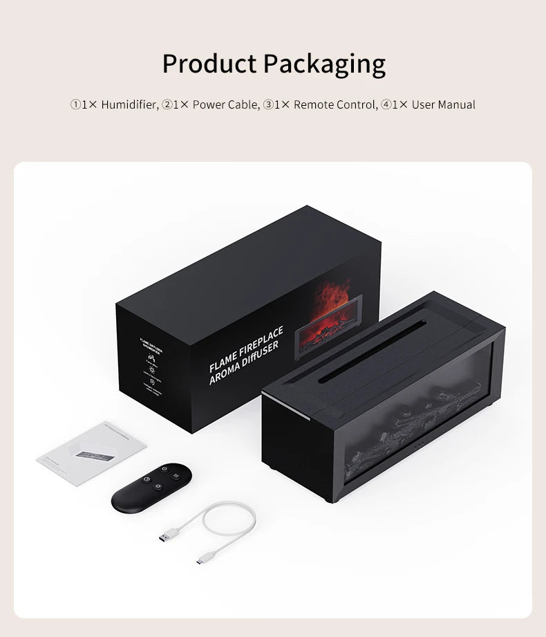 𝐅𝐥𝐚𝐦𝐞 𝐡𝐮𝐦𝐢𝐝𝐢𝐟𝐢𝐞𝐫. 𝐬𝐢𝐦𝐮𝐥𝐚𝐭𝐞𝐬 𝐚 𝐟𝐢𝐫𝐞𝐩𝐥𝐚𝐜𝐞 𝐚𝐭 𝐧𝐢𝐠𝐡𝐭