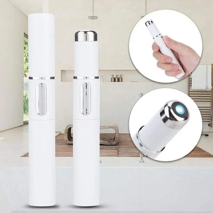 facial massager. Removal of bags under the eyes.