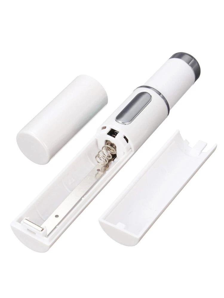 facial massager. Removal of bags under the eyes.